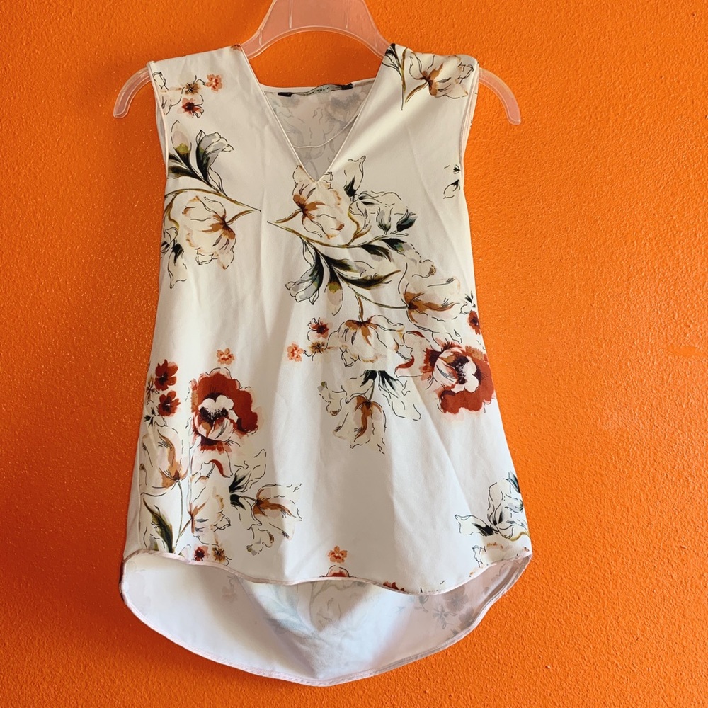 Zara Flowered Blouse